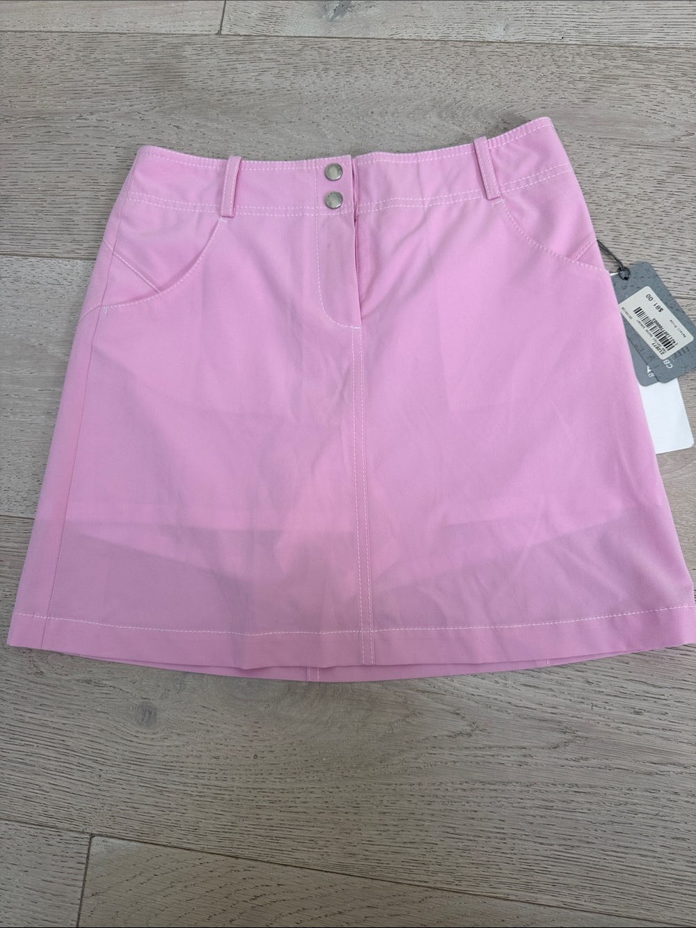 Cutter & Buck Light Pink A-Line Skirt with Front Seams